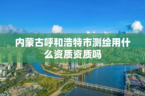 内蒙古呼和浩特市测绘用什么资质资质吗