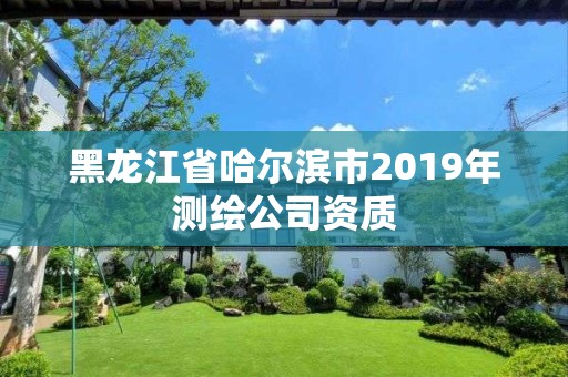 黑龙江省哈尔滨市2019年测绘公司资质