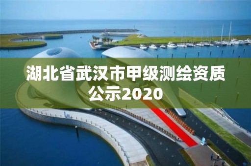 湖北省武汉市甲级测绘资质公示2020