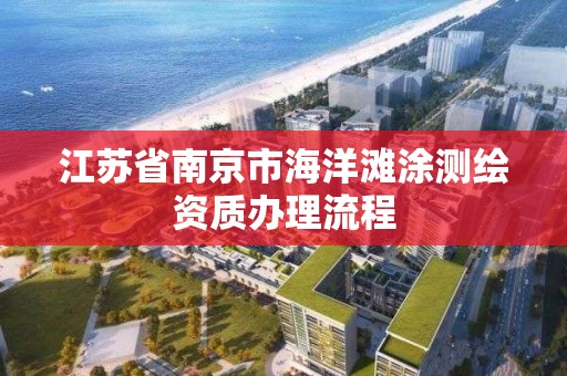 江苏省南京市海洋滩涂测绘资质办理流程