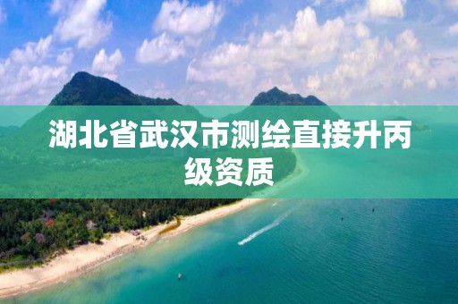 湖北省武汉市测绘直接升丙级资质