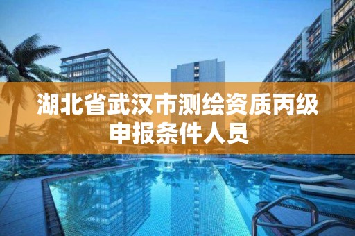 湖北省武汉市测绘资质丙级申报条件人员