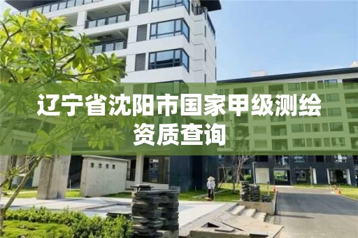 辽宁省沈阳市国家甲级测绘资质查询 辽宁省沈阳市国家甲级测绘资质查询
