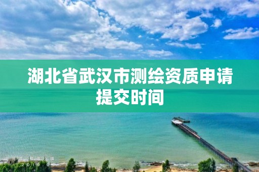 湖北省武汉市测绘资质申请提交时间