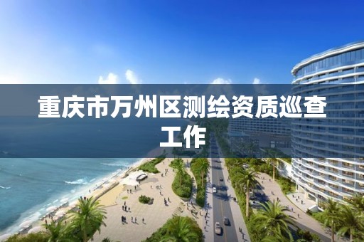 重庆市万州区测绘资质巡查工作