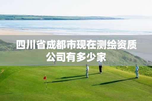 四川省成都市现在测绘资质公司有多少家