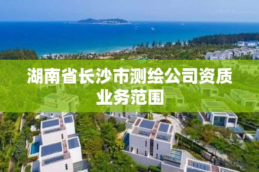 湖南省长沙市测绘公司资质业务范围 湖南省长沙市测绘公司资质业务范围