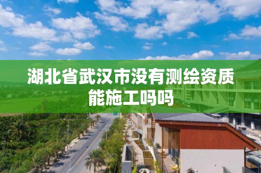 湖北省武汉市没有测绘资质能施工吗吗