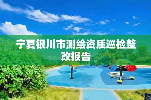 宁夏银川市测绘资质巡检整改报告