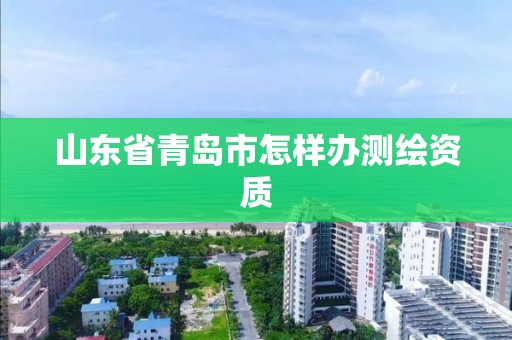 山东省青岛市怎样办测绘资质