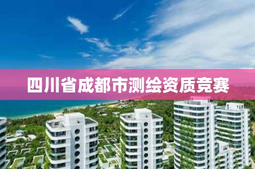 四川省成都市测绘资质竞赛