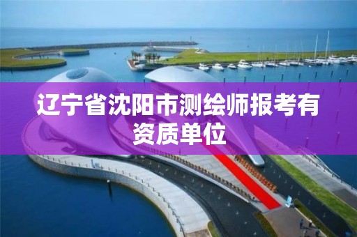 辽宁省沈阳市测绘师报考有资质单位