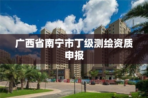 广西省南宁市丁级测绘资质申报