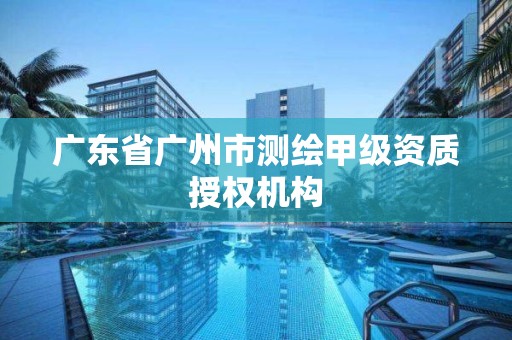 广东省广州市测绘甲级资质授权机构