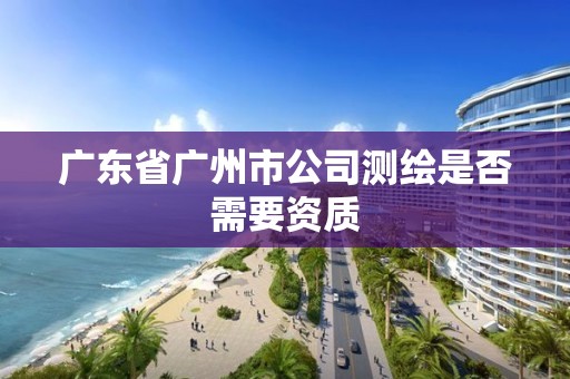 广东省广州市公司测绘是否需要资质