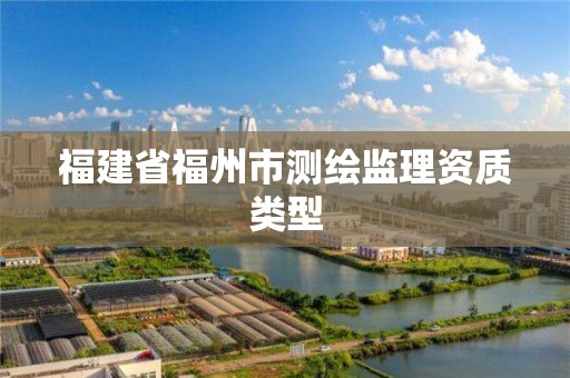 福建省福州市测绘监理资质类型