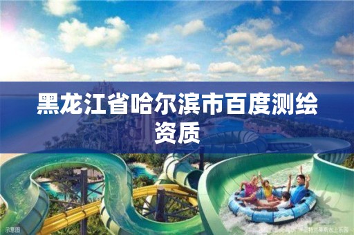 黑龙江省哈尔滨市百度测绘资质