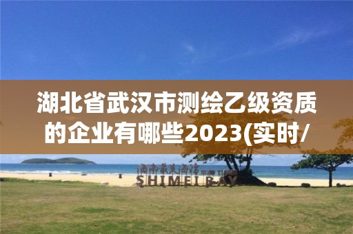 湖北省武汉市测绘乙级资质的企业有哪些2023(实时/更新中)