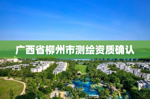 广西省柳州市测绘资质确认