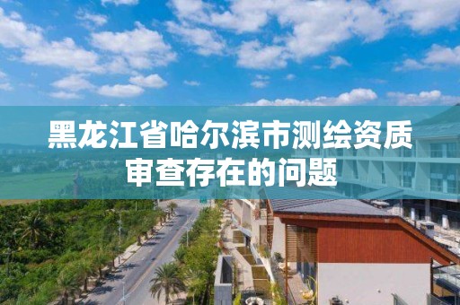 黑龙江省哈尔滨市测绘资质审查存在的问题