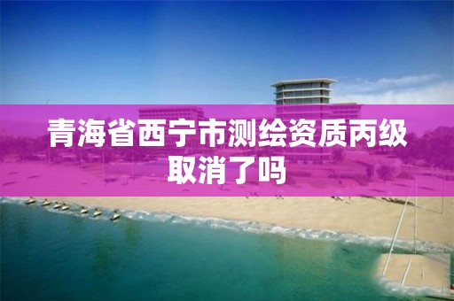 青海省西宁市测绘资质丙级取消了吗