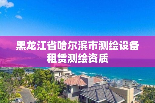 黑龙江省哈尔滨市测绘设备租赁测绘资质