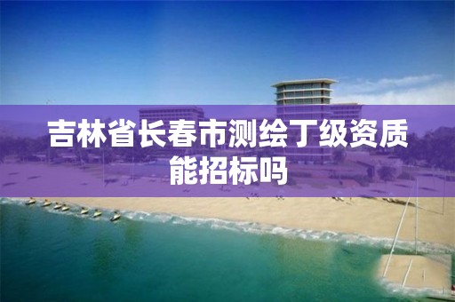 吉林省长春市测绘丁级资质能招标吗