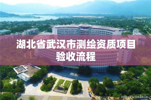 湖北省武汉市测绘资质项目验收流程