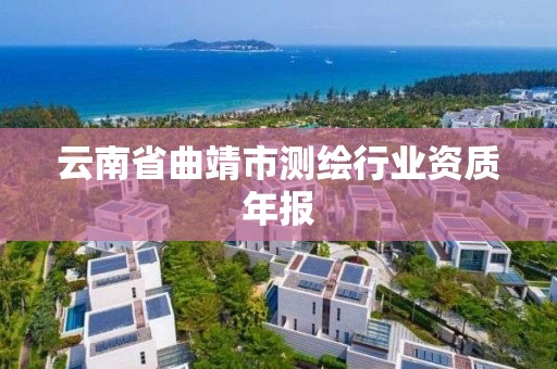 云南省曲靖市测绘行业资质年报