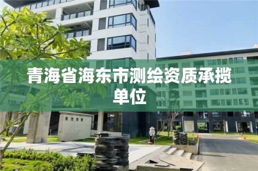 青海省海东市测绘资质承揽单位