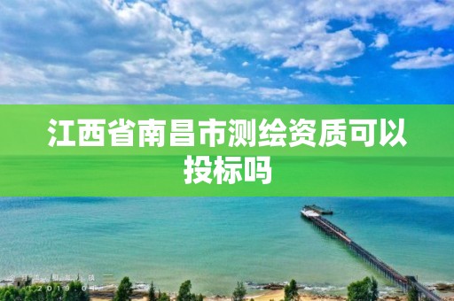 江西省南昌市测绘资质可以投标吗