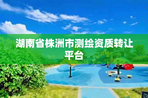 湖南省株洲市测绘资质转让平台