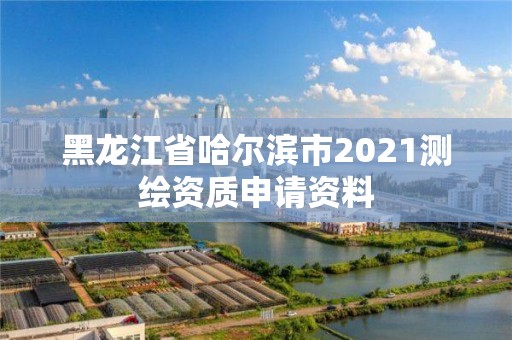 黑龙江省哈尔滨市2021测绘资质申请资料