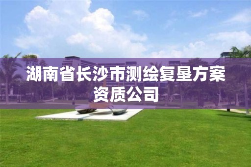 湖南省长沙市测绘复垦方案资质公司