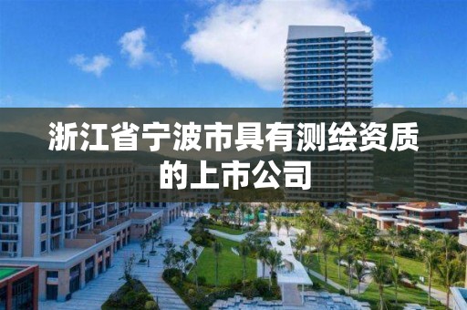 浙江省宁波市具有测绘资质的上市公司