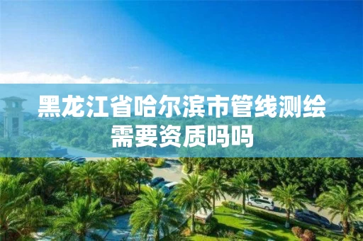 黑龙江省哈尔滨市管线测绘需要资质吗吗 黑龙江省哈尔滨市管线测绘需要资质吗吗