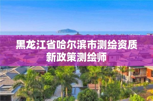 黑龙江省哈尔滨市测绘资质新政策测绘师