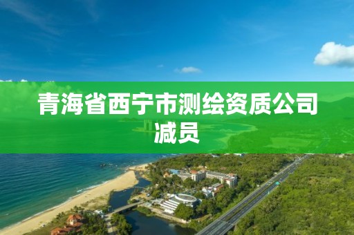 青海省西宁市测绘资质公司减员