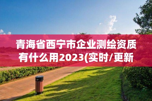 青海省西宁市企业测绘资质有什么用2023(实时/更新中)