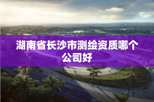 湖南省长沙市测绘资质哪个公司好