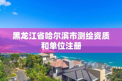 黑龙江省哈尔滨市测绘资质和单位注册