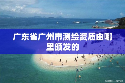 广东省广州市测绘资质由哪里颁发的