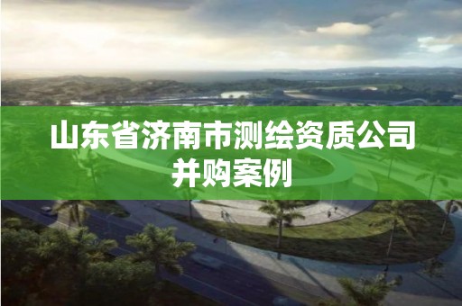 山东省济南市测绘资质公司并购案例