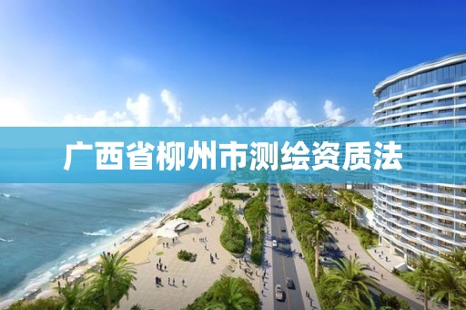 广西省柳州市测绘资质法