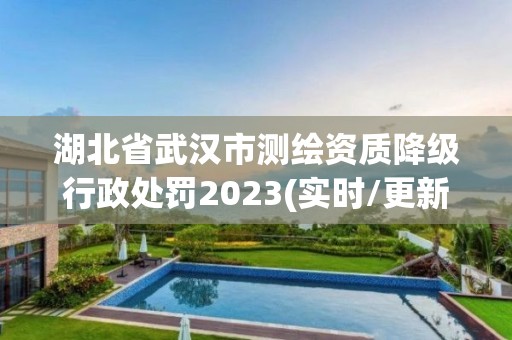 湖北省武汉市测绘资质降级行政处罚2023(实时/更新中)