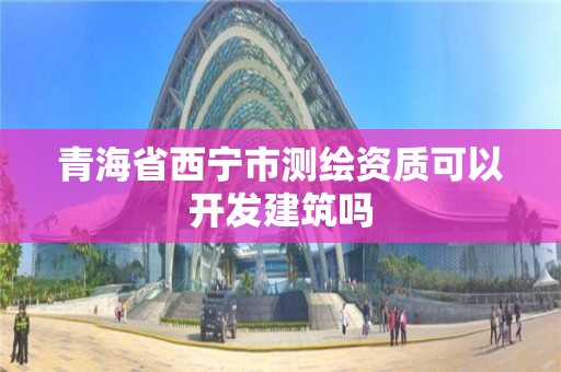 青海省西宁市测绘资质可以开发建筑吗