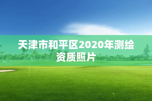 天津市和平区2020年测绘资质照片