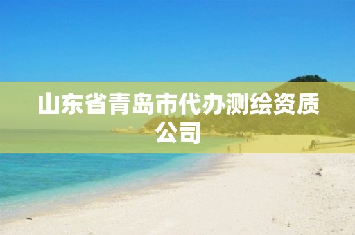 山东省青岛市代办测绘资质公司