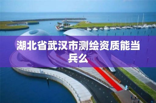 湖北省武汉市测绘资质能当兵么