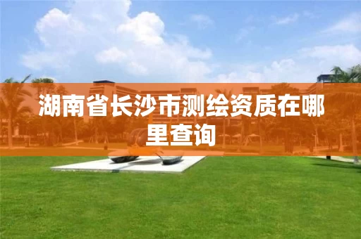 湖南省长沙市测绘资质在哪里查询 湖南省长沙市测绘资质在哪里查询